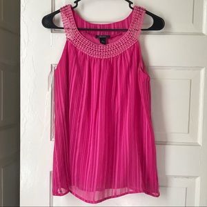 Pink halter top / tunic fit SIZE LARGE